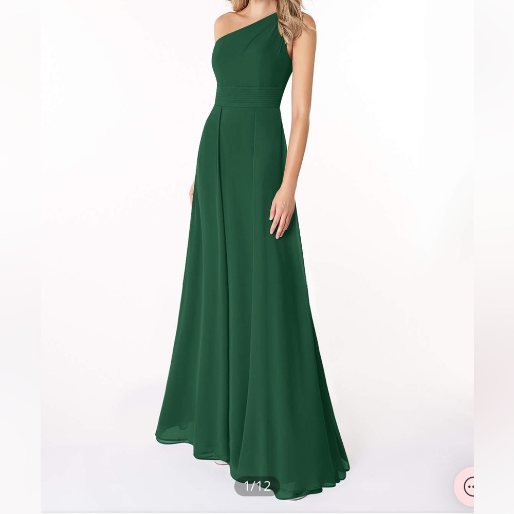 Bridesmaid / Prom Evening Gown Dark Green